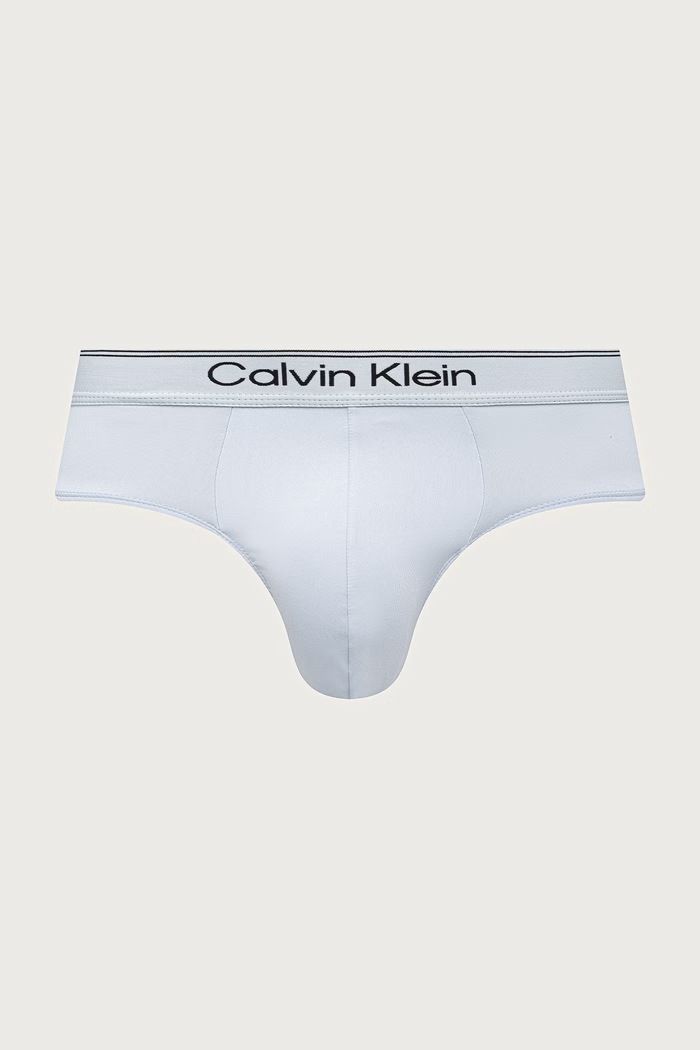 Calvin Klein Underwear Slip da uomo pacco da 3 LV00NB4408 blu navy SS26