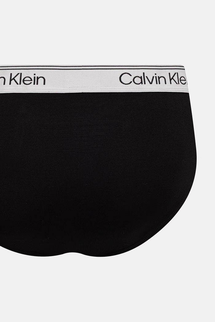 Calvin Klein Underwear slipi pachet de 3 LV00NB4408 negru