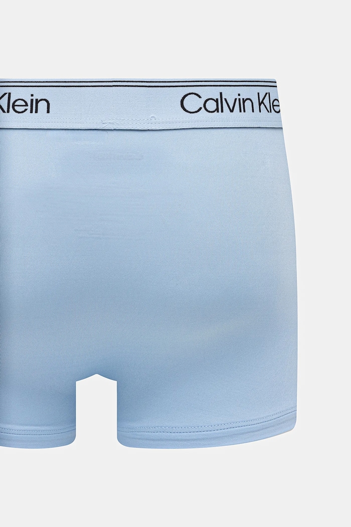 Moške oprijete boksarice paket 3 kosov Calvin Klein Underwear modra LV00NB4409