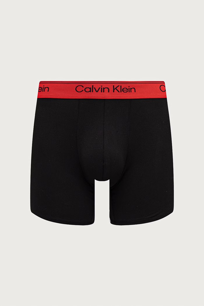 Odzież Calvin Klein Underwear Bokserki dopasowane męskie 3-pack LV00NB4410 czarny