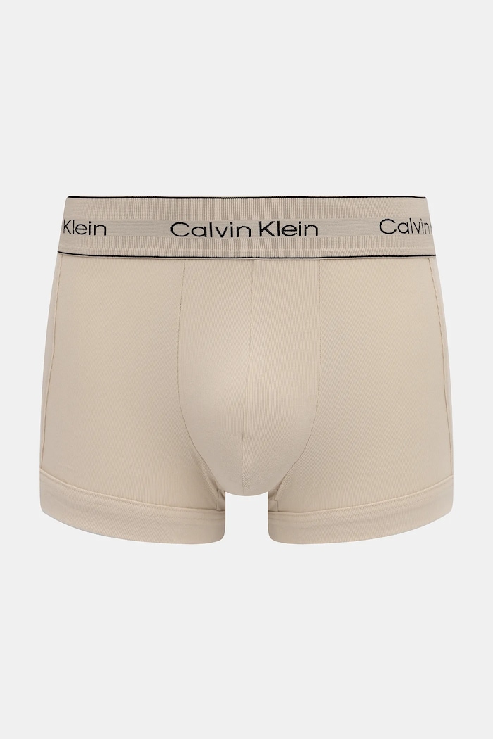 Calvin Klein Underwear bokserki męskie bawełniane z elastanem 3-pack LV00NB4446 beżowy SS26