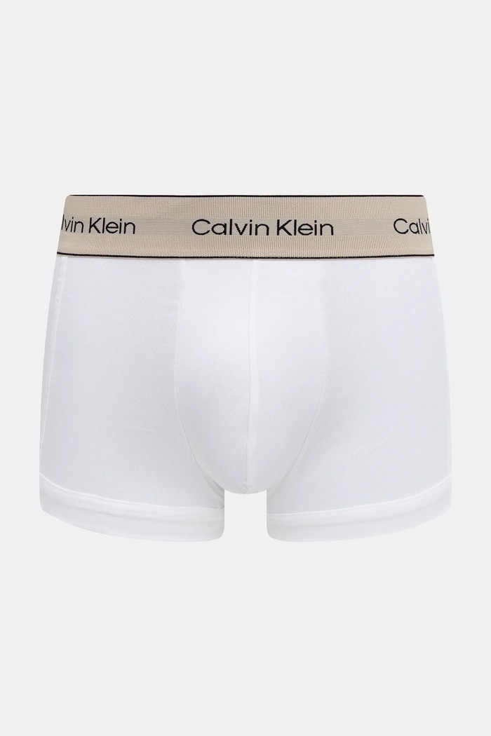 Calvin Klein Underwear bokserki męskie bawełniane z elastanem 3-pack beżowy LV00NB4446