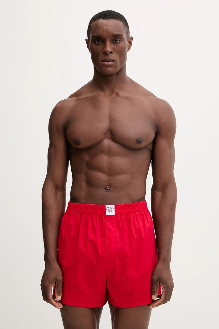 Pamučne bokserice Calvin Klein Underwear pamuk crvena LV00NB4489