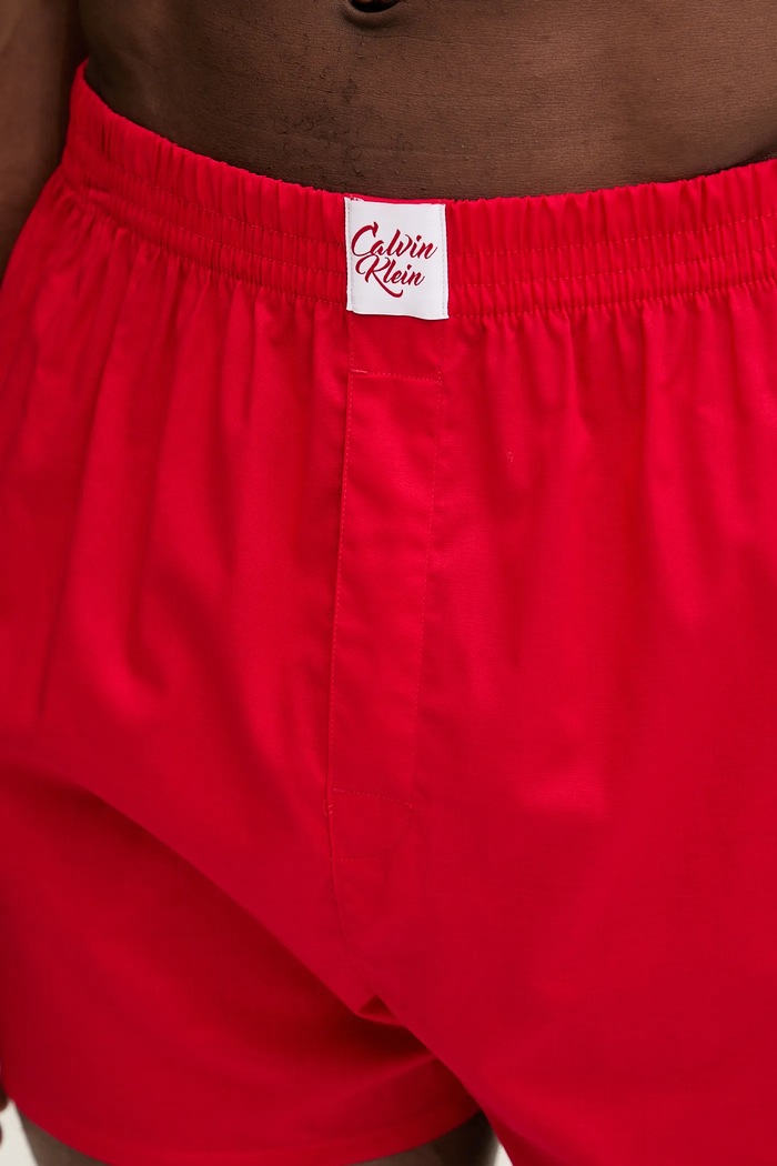 Pamučne bokserice Calvin Klein Underwear crvena LV00NB4489