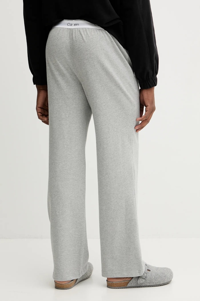 Odzież Calvin Klein Underwear spodnie piżamowe męskie bawełniane LV00NM2926 szary