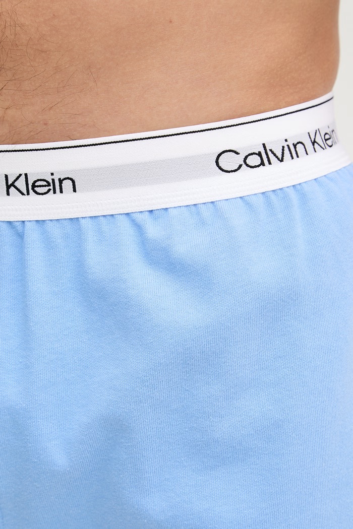Calvin Klein Underwear dvodelna pižama moška bombažna LV00NM2949 modra