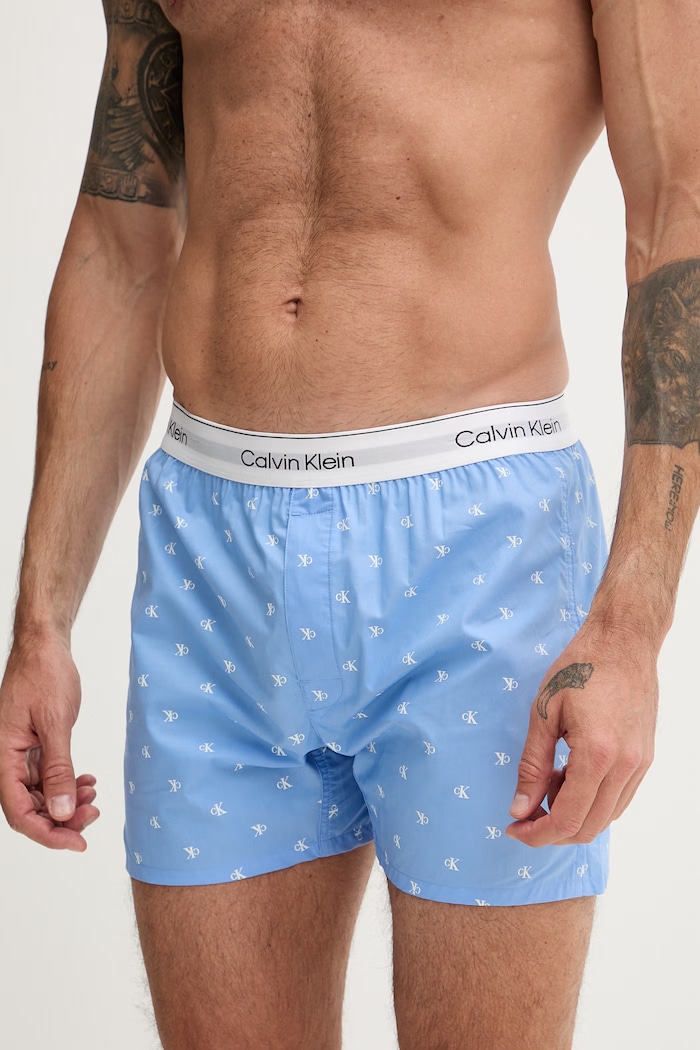 Calvin Klein Underwear pyžamo pánské bavlněné bílá LV00NM2906