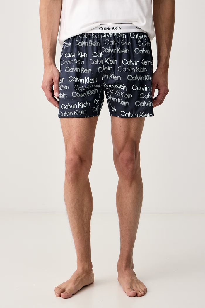 Calvin Klein Underwear Piżama męska bawełniana LV00NM2906 biały SS26