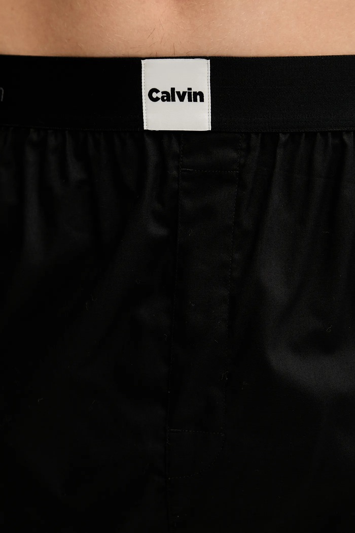 Odjeća Pamučne bokserice Calvin Klein Underwear LV00NB4442 crna