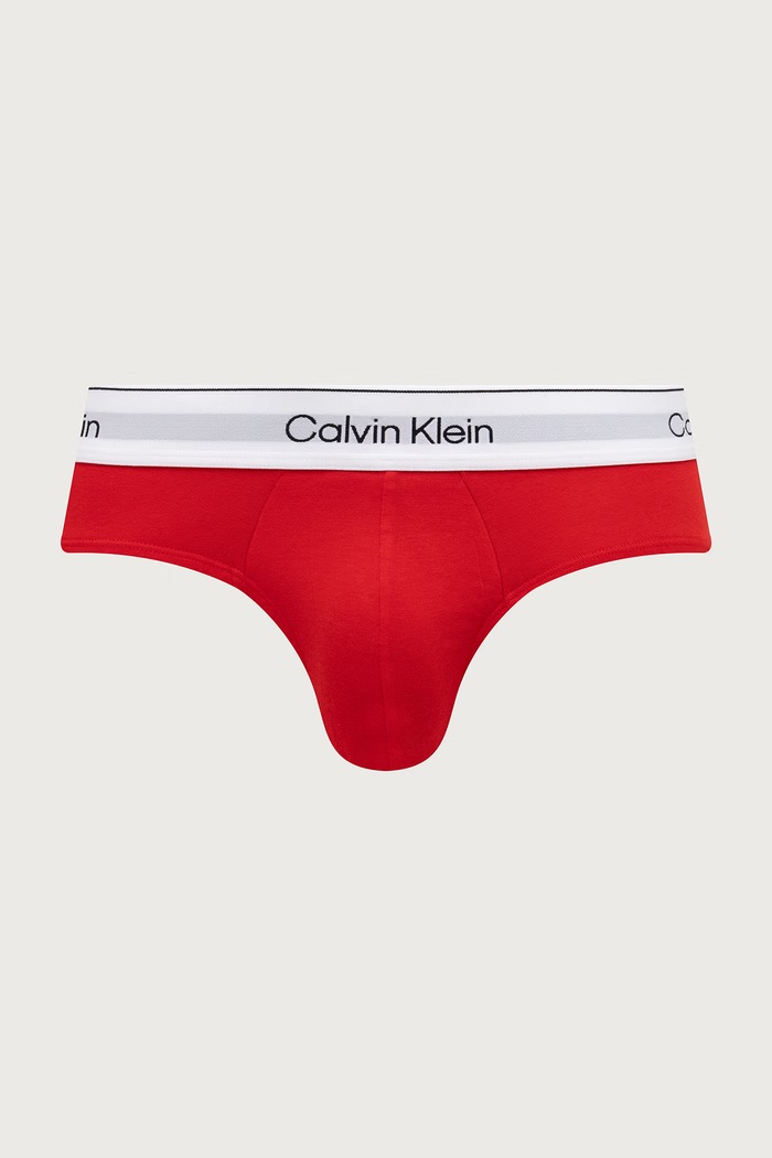 Oblečenie Calvin Klein Underwear Slipy pánske bavlnené s elastanom 3-pak LV00NB4563 sivá