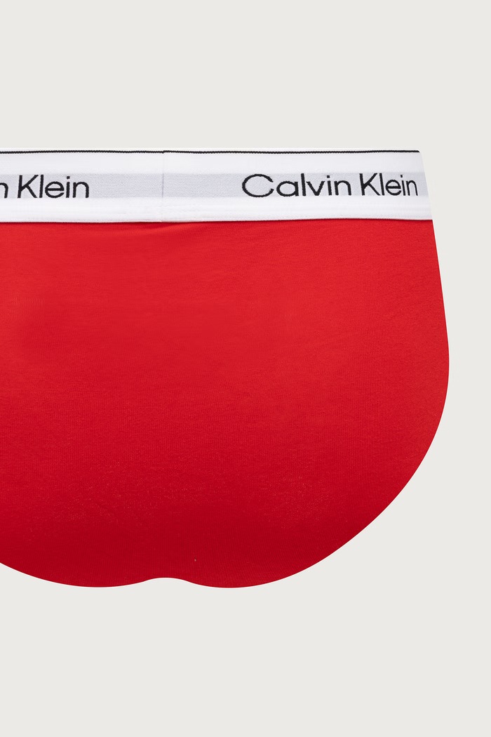 Calvin Klein Underwear Slipy pánske bavlnené s elastanom 3-pak LV00NB4563
