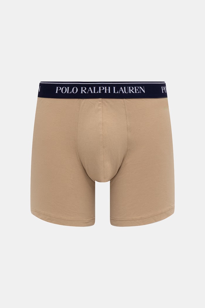 Oblačila Polo Ralph Lauren boksarice moške bombažne z elastanom paket 3 kosov 714830300 bež
