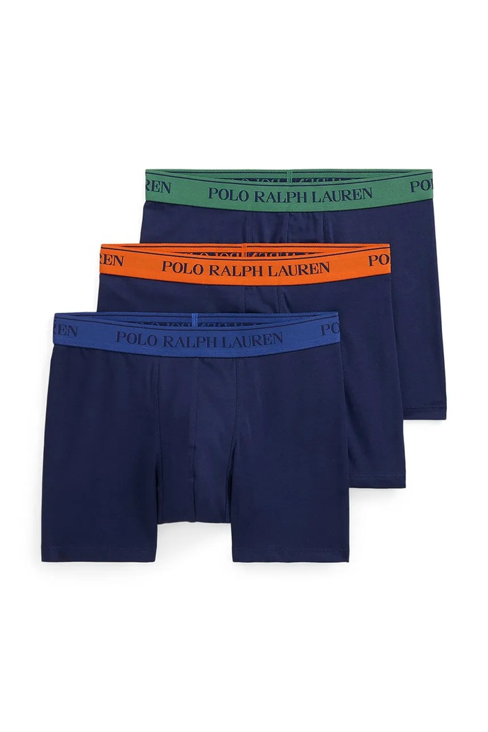 Polo Ralph Lauren bokserki męskie bawełniane z elastanem 3-pack czarny 714830300
