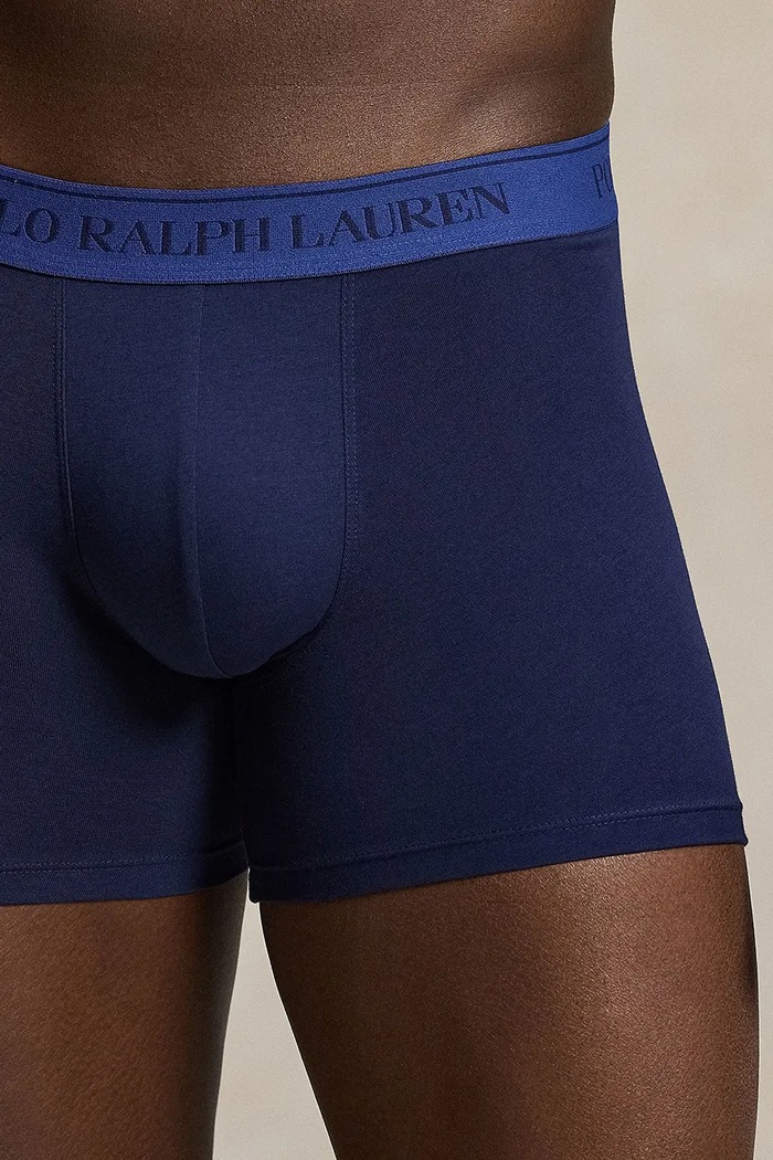 Polo Ralph Lauren bokserki męskie bawełniane z elastanem 3-pack czarny 714830300