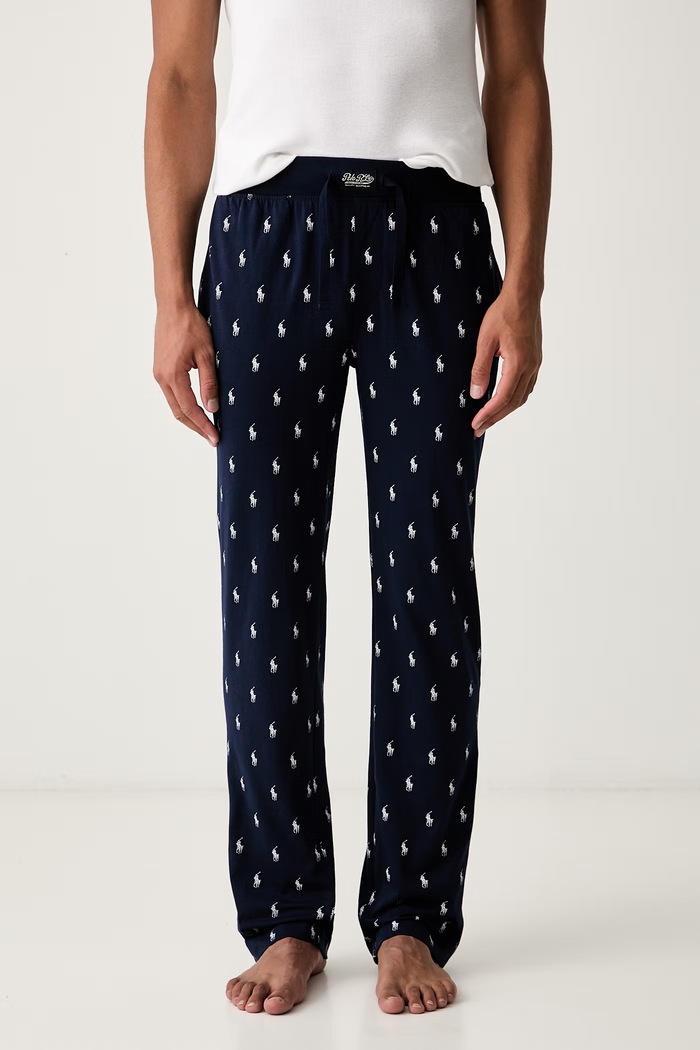 Polo Ralph Lauren пижамные штаны мужские хлопковые тёмно-синий 714899514