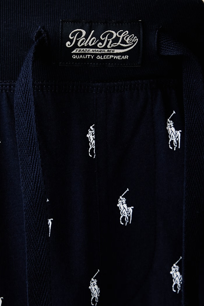 Polo Ralph Lauren пижамные штаны мужские хлопковые тёмно-синий 714899514