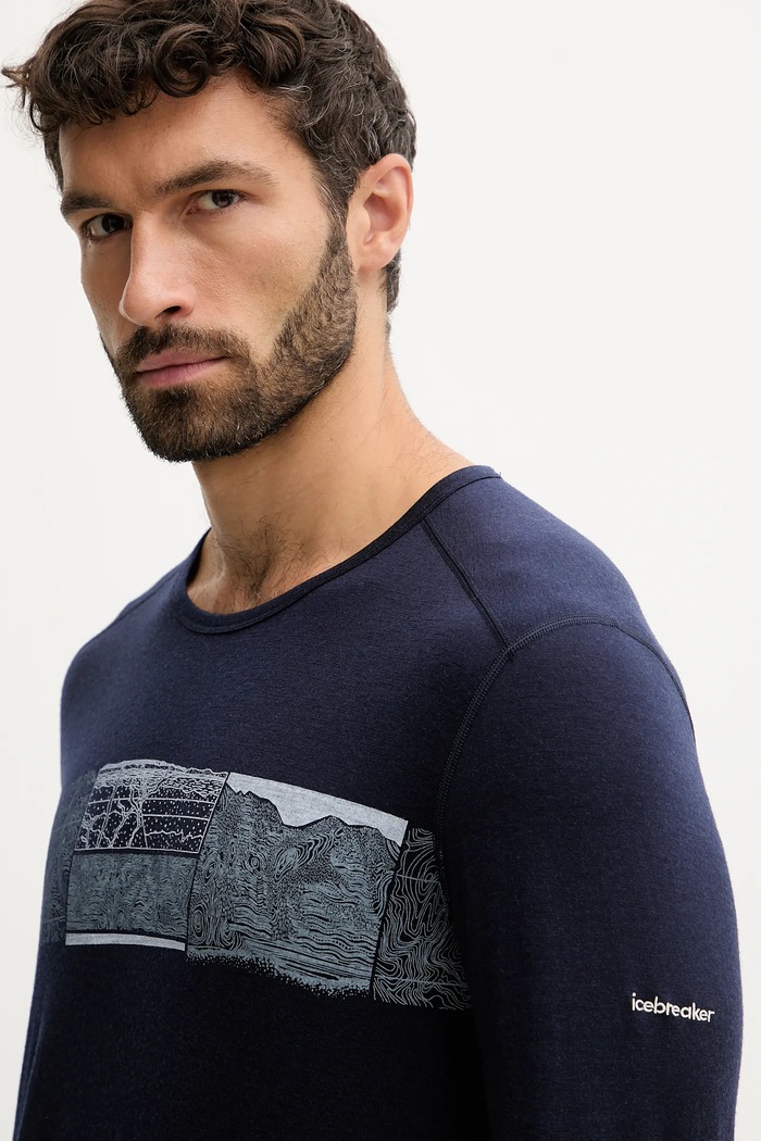 Funkčná bielizeň Icebreaker Merino 200 Oasis tmavomodrá IB0A57BD4011
