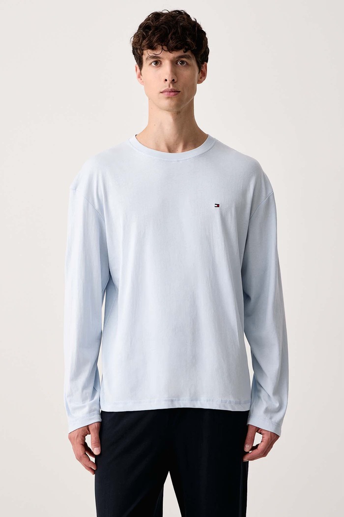 Odjeća Tommy Hilfiger Pidžama od pamuka UM0UM03602 plava