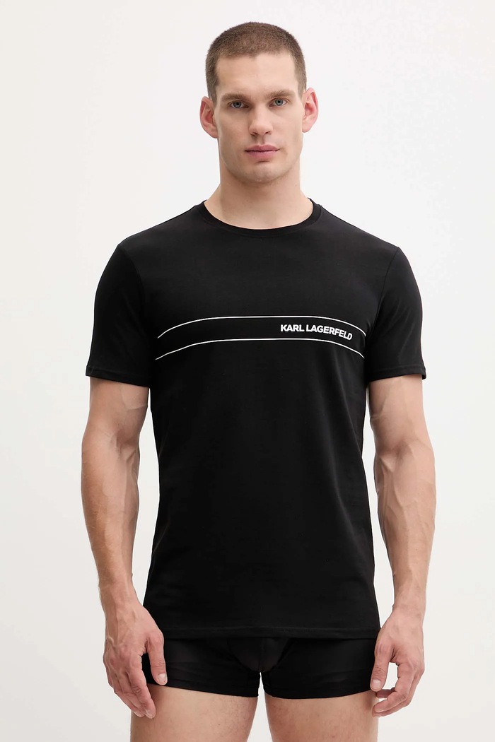 Pyžamo Karl Lagerfeld A4M45007 čierna AW25