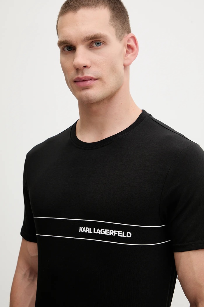 Pyžamo Karl Lagerfeld A4M45007 čierna