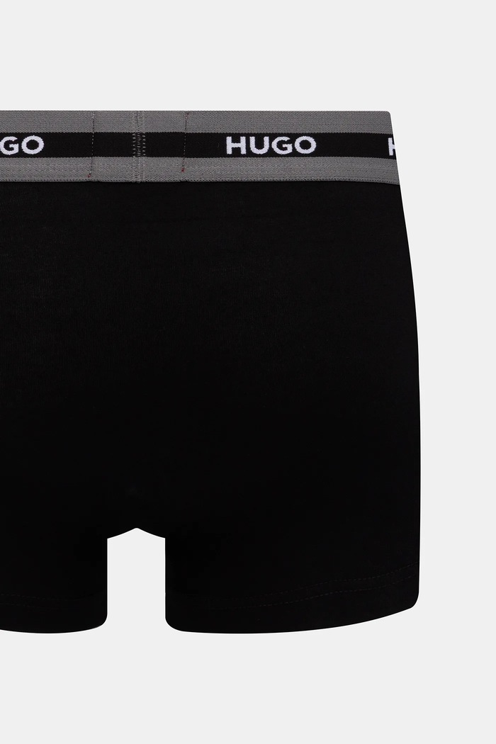 HUGO boxeri bărbați cu bumbac TRUNK TR PLANET DES pachet de 3 50545668