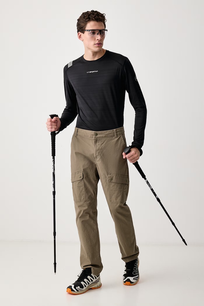 La Sportiva Longsleeve sportowy męski Tour ZASL017 czarny AW25