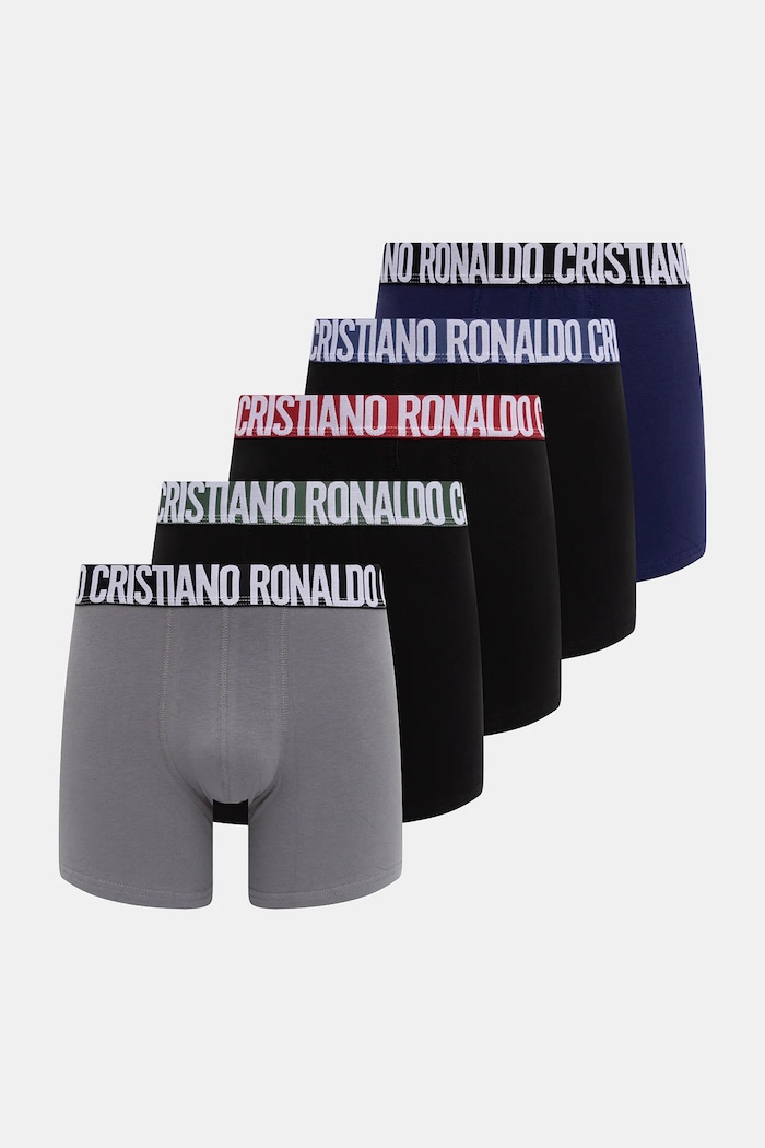 Boxerky CR7 Cristiano Ronaldo 5-pak pletenina tmavomodrá 8125.49.2342