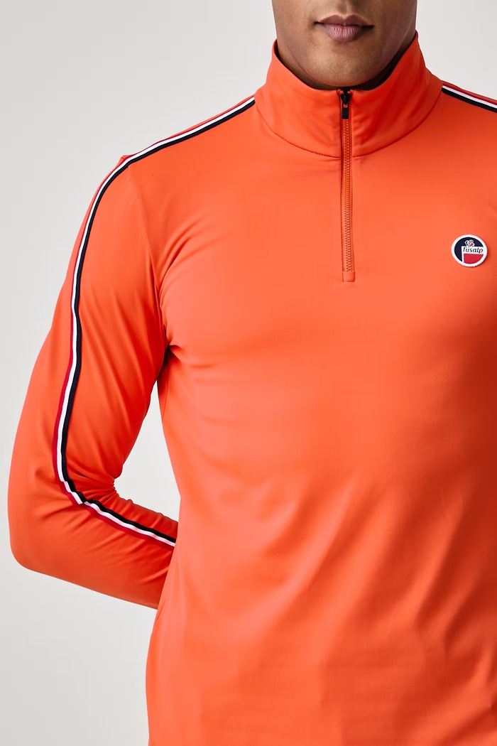 Bluza męska Mario III B Fusalp E2132 pomarańczowy