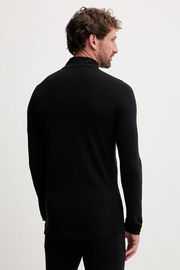 Îmbrăcăminte Peak Performance tricou funcțional cu mânecă lungă din lână Magic G80934 negru