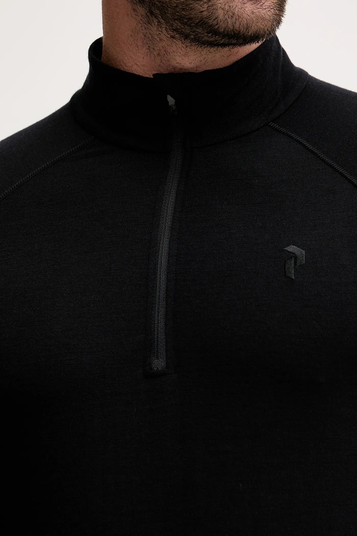 Peak Performance tricou funcțional cu mânecă lungă din lână Magic G80934 negru