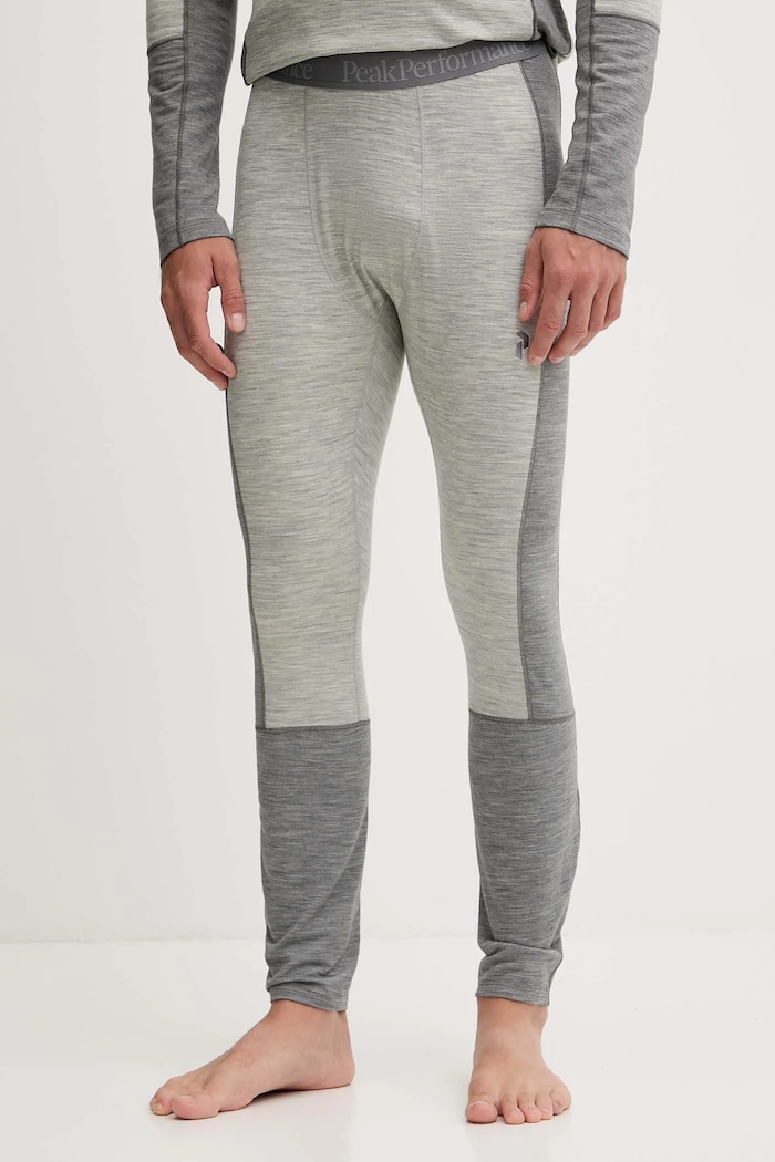 Funkčné legíny Peak Performance Magic zimný šport sivá G80930