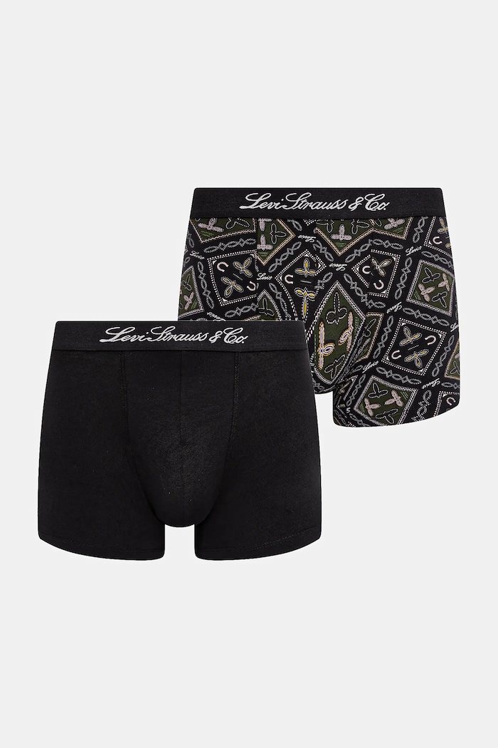 Boxerky Levi's 2-pak pletenina zelená 37149.1180