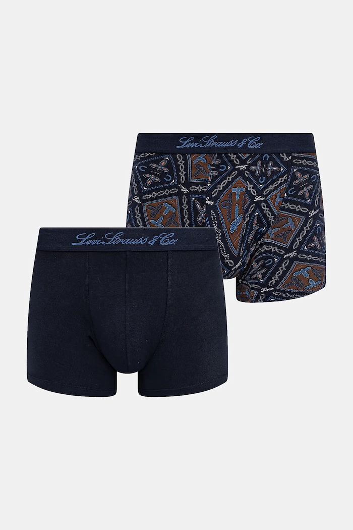 Levi's boxeri 2-pack boxeri bleumarin 37149.1181