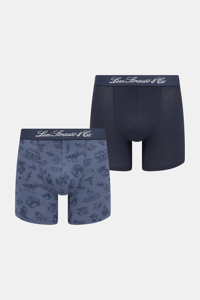 Boxerky Levi's 2-pak pletenina tmavomodrá 37149.1182