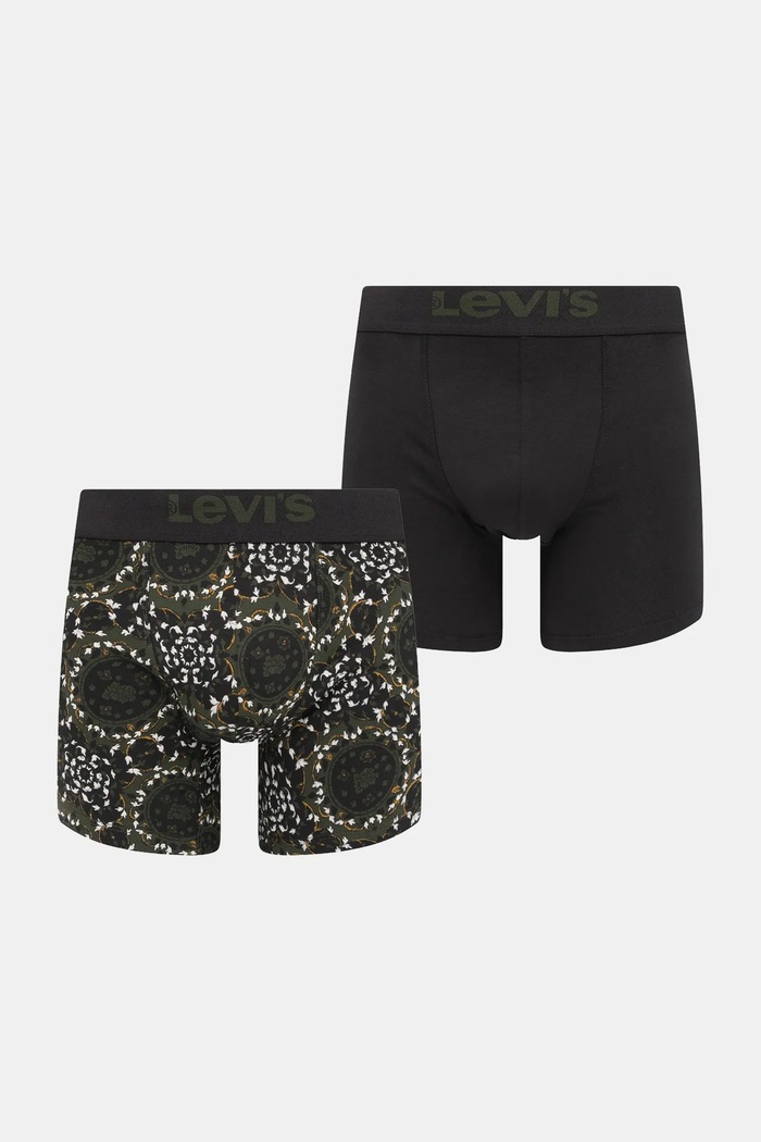 Boxerky Levi's 2-pak pletenina zelená 37149.1207
