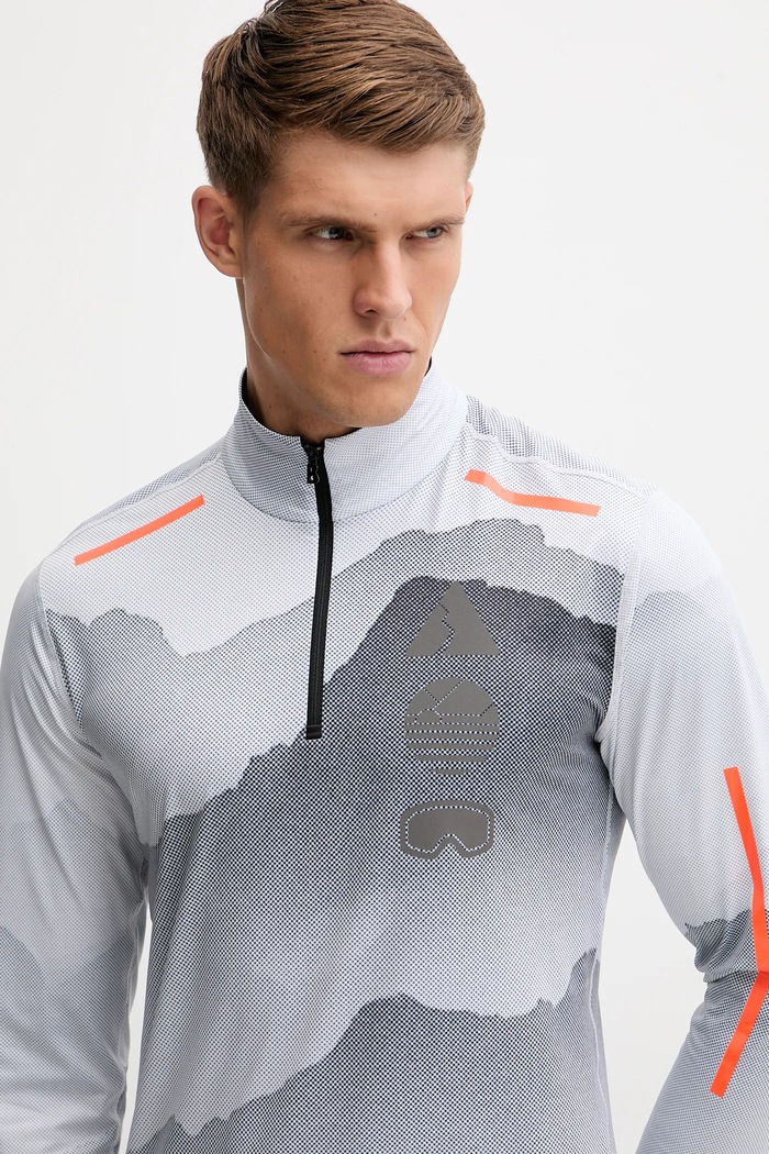 Îmbrăcăminte BOGNER Fire+Ice Longsleeve funcțional PASCAL 54097751 gri