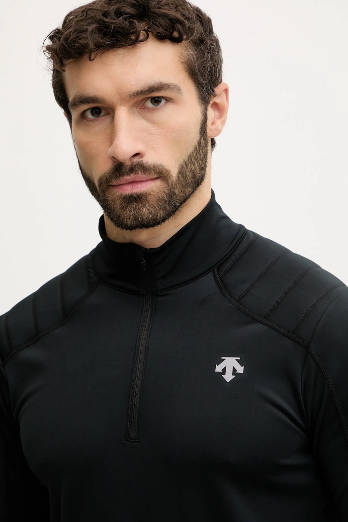Descente longsleeve funcțional MENS T-NECK negru DW5FLT02MU