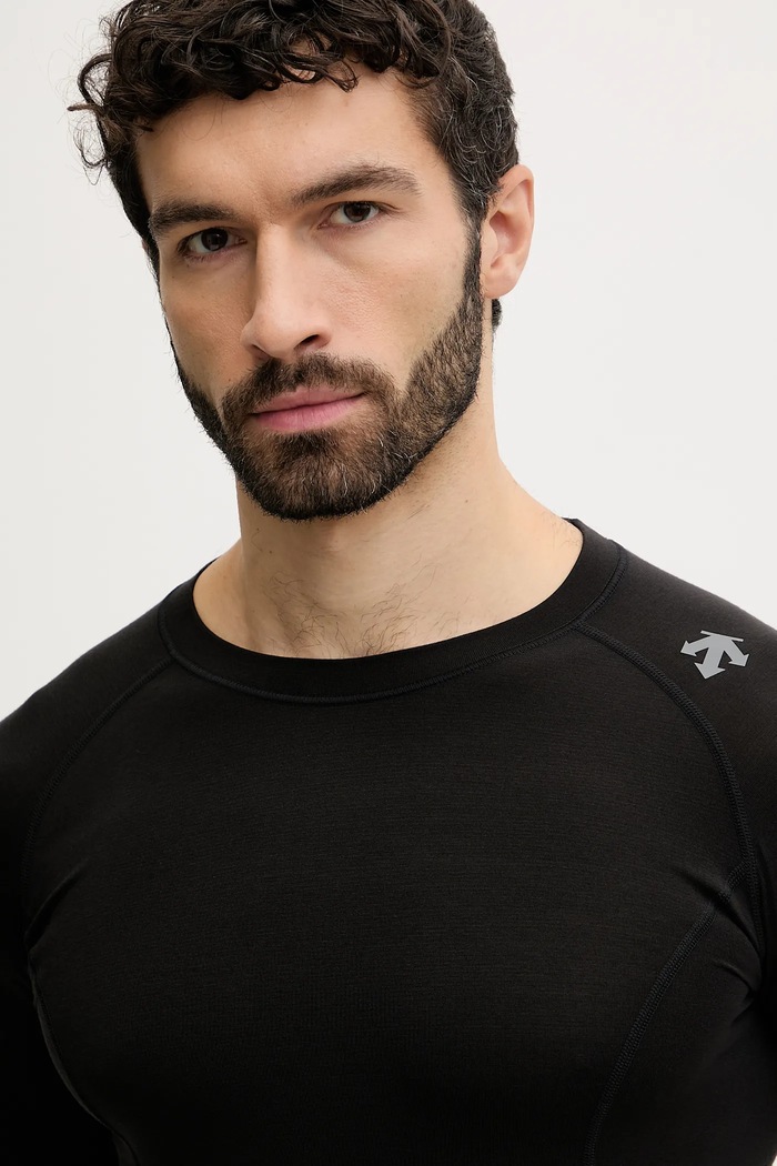 Функционална блуза с дълги ръкави Descente BASE LAYER TOP черен DW5FUD01MU