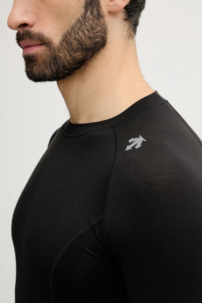 Функционална блуза с дълги ръкави Descente BASE LAYER TOP DW5FUD01MU черен