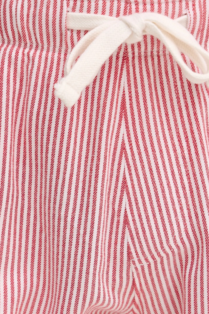 Pyžamové kalhoty Abercrombie & Fitch červená KI113.5008.504