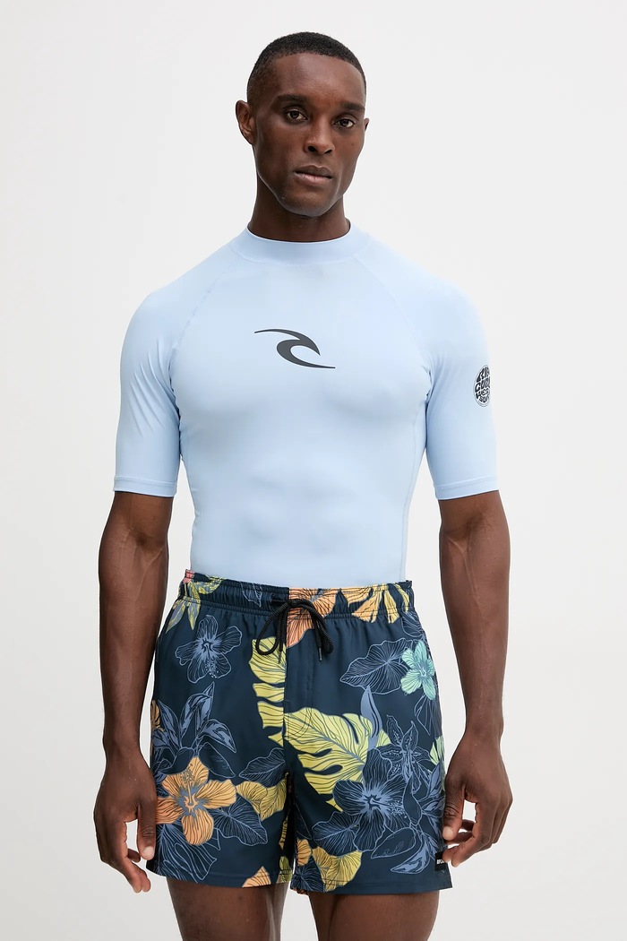 Rip Curl tricou de înot WAVES UPF sporturi acvatice albastru 16MMRV