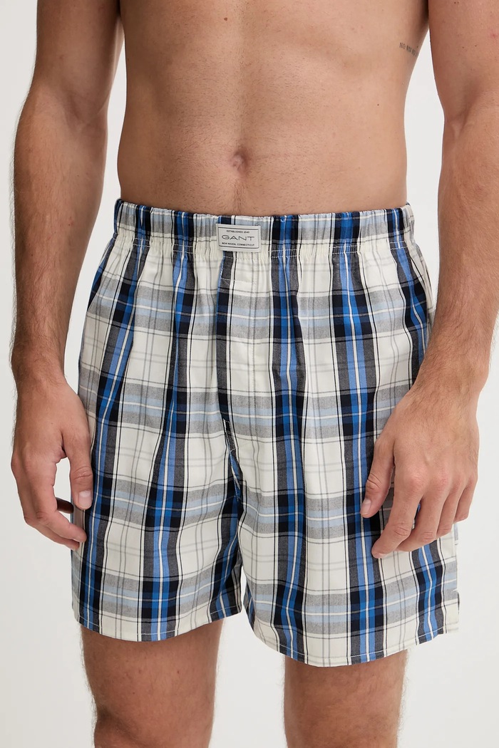 Bavlnené boxerky Gant 2-pak 902532009 tmavomodrá AW25