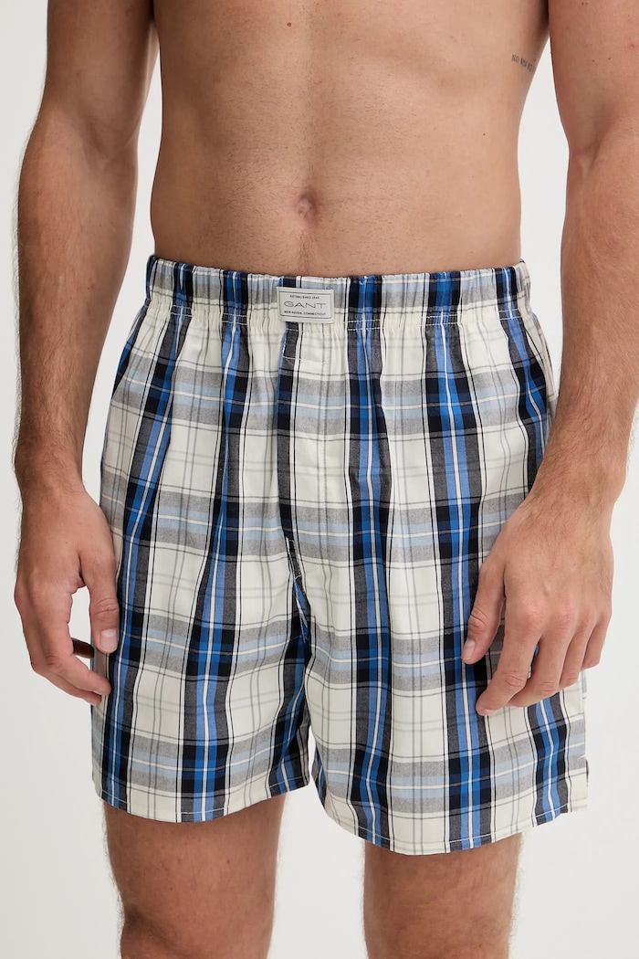 Bavlnené boxerky Gant 2-pak 902532009 tmavomodrá AW25