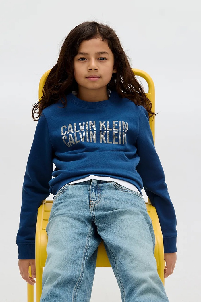 Calvin Klein Jeans hanorac de bumbac pentru copii IB0IB02527.9BYA