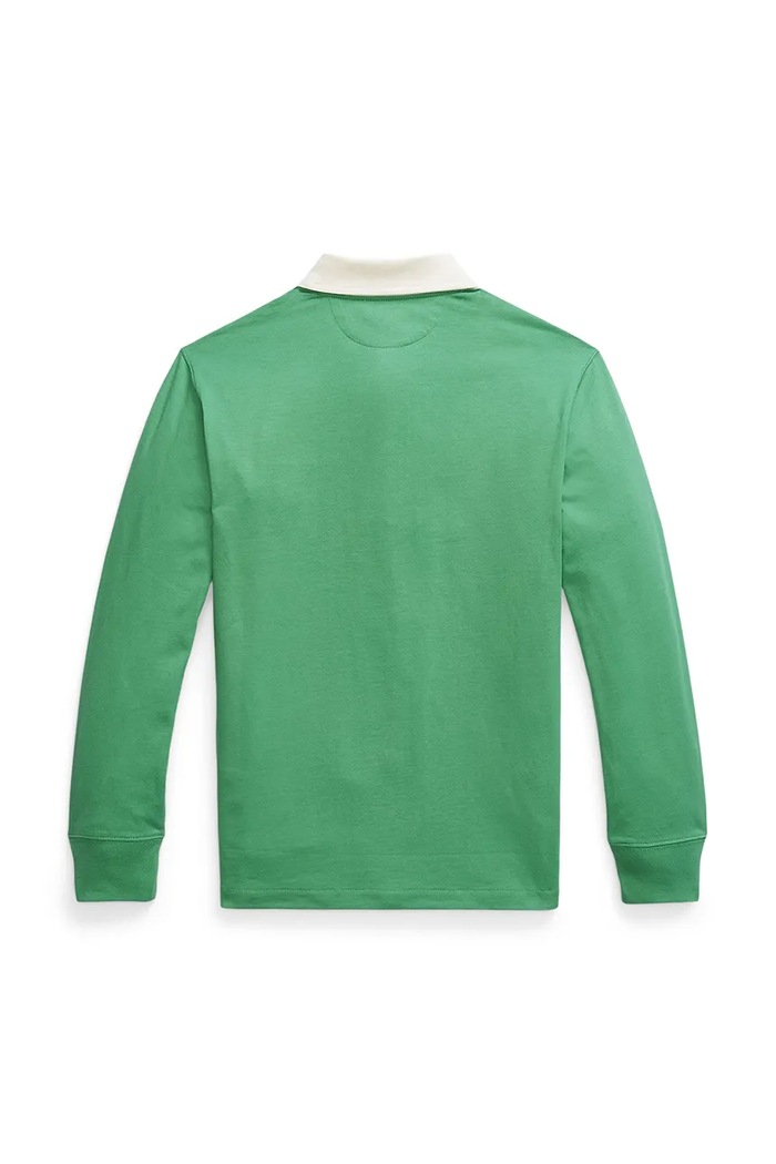 Βαμβακερή μπλούζα Polo Ralph Lauren 323971291001 πράσινο AW25