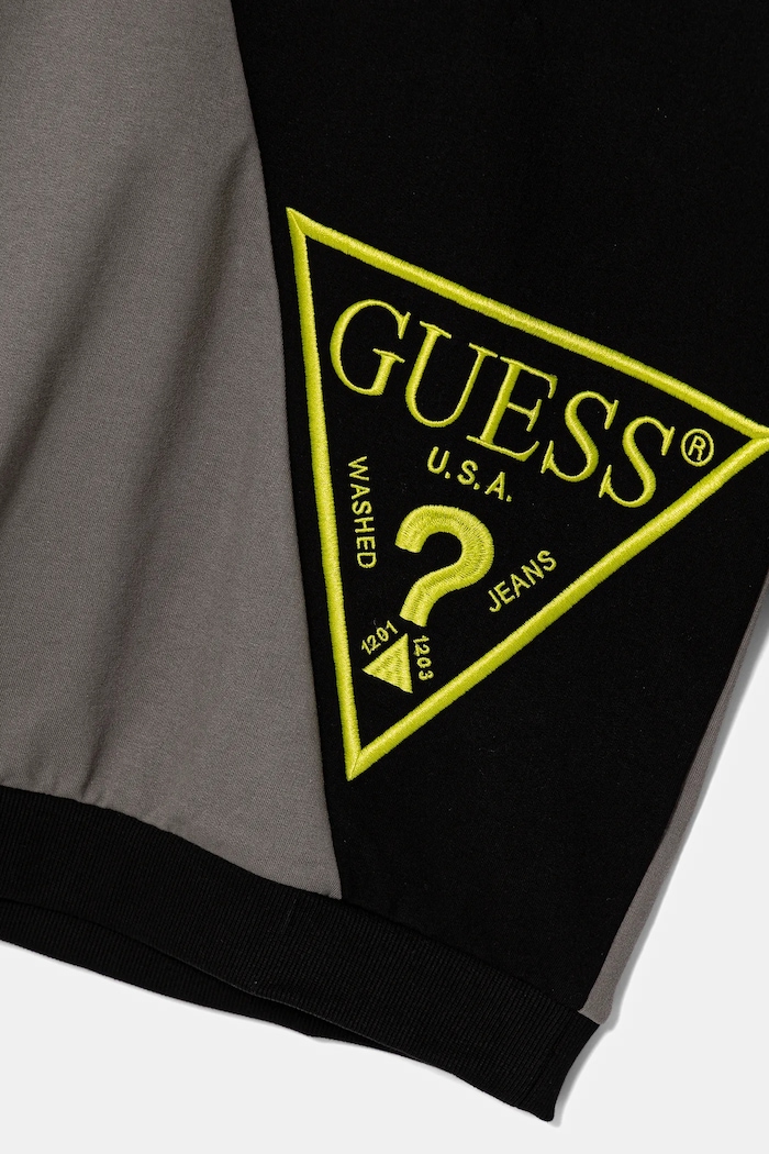 Αγορίστικα Παιδική βαμβακερή μπλούζα Guess L5YQ04.KA6R4.9BYA μαύρο