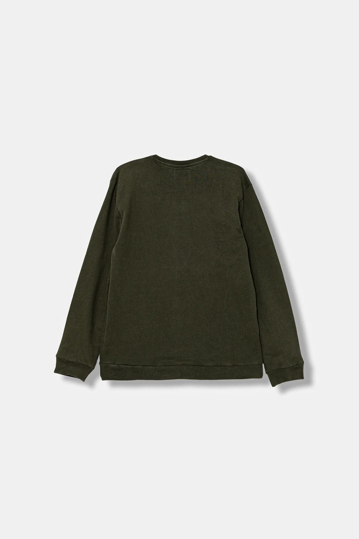 Guess hanorac de bumbac pentru copii L5YQ07.KA6R4.9BYA verde AW25