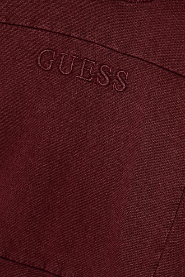 Fiú Guess gyerek melegítőfelső pamutból L5YQ08.KAX74.9BYA burgundia