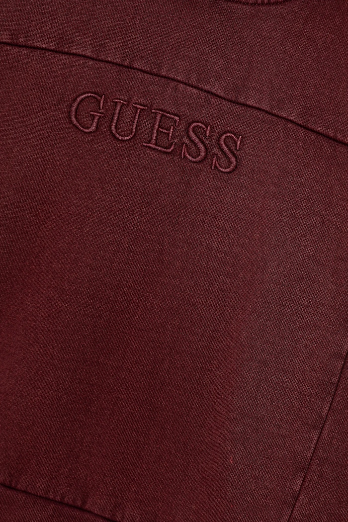 Fiú Guess gyerek melegítőfelső pamutból L5YQ08.KAX74.9BYA burgundia
