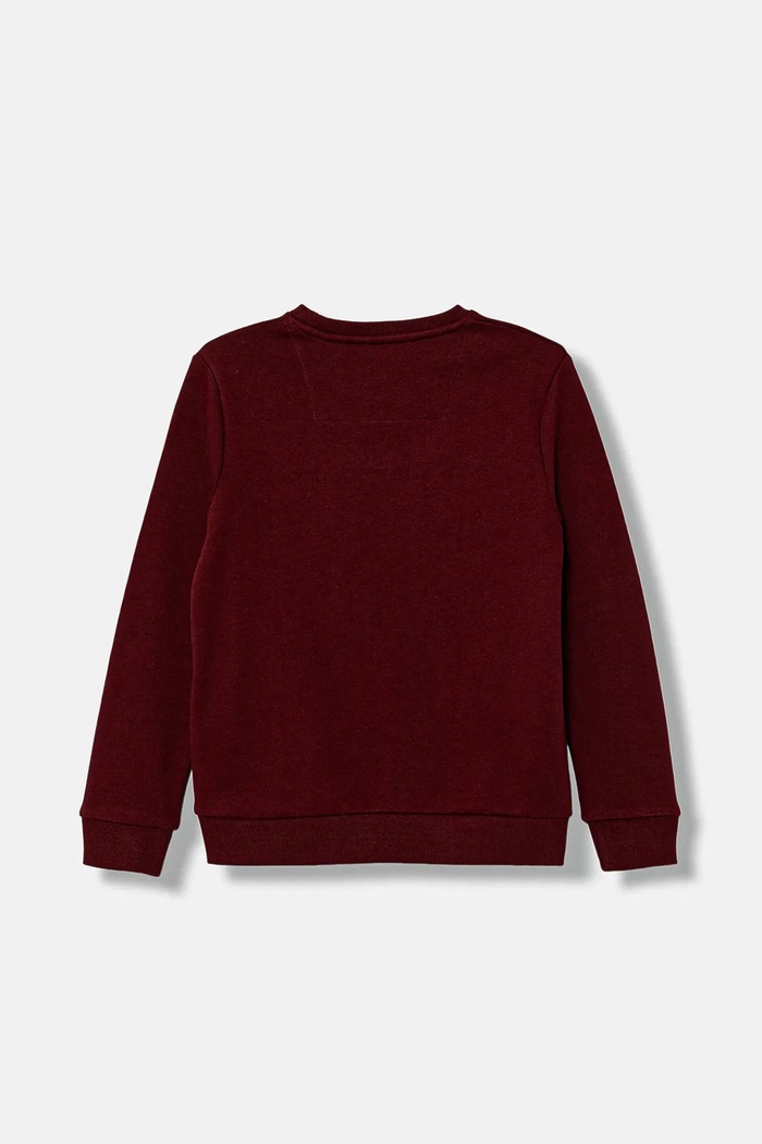Dětská bavlněná mikina Guess N5YQ05.KAD74.9BYA burgundské AW25